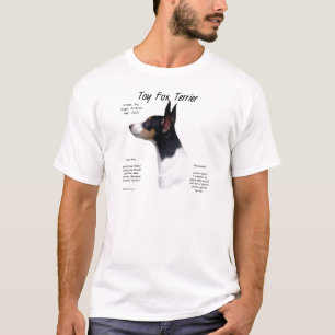 Toy Fox Terrier History Design T-Shirt