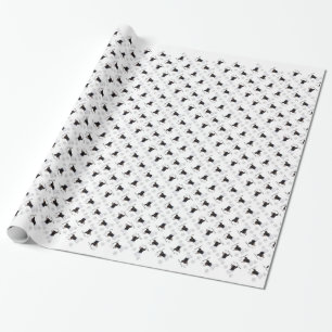 Toy Fox Terrier History Design Wrapping Paper