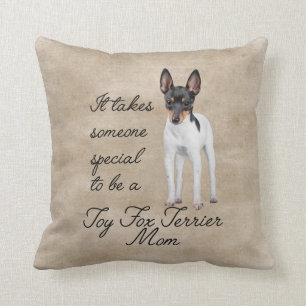 Toy Fox Terrier Mum Pillow