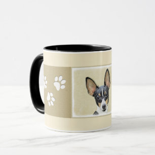Toy Fox Terrier Painting - Cute Original Dog Art Mug