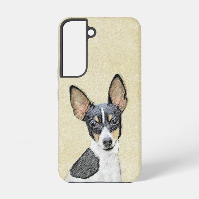 Toy Fox Terrier Painting - Cute Original Dog Art Samsung Galaxy S22 Case (Back)