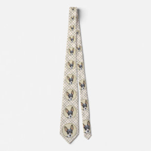 Toy Fox Terrier Painting - Cute Original Dog Art Tie