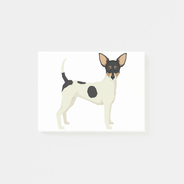 Toy Fox Terrier Post-it Notes (Front)