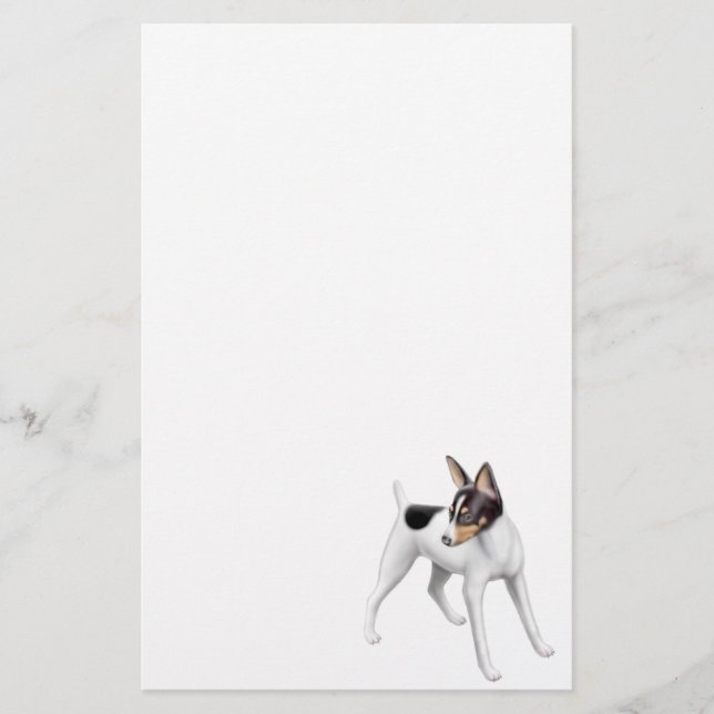 Toy Fox Terrier Stationery (Front)
