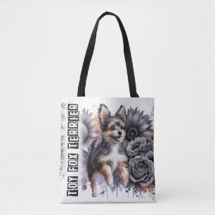Toy Fox Terrier Tote Bag