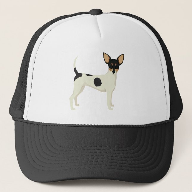 Toy Fox Terrier Trucker Hat (Front)