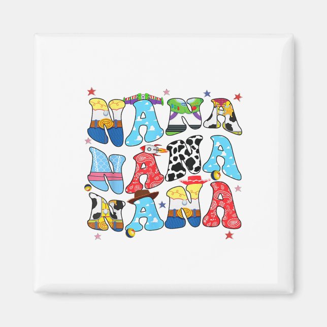 Toy Funny Nana Story Grandma Grandpa Mothers Day F Magnet (Front)