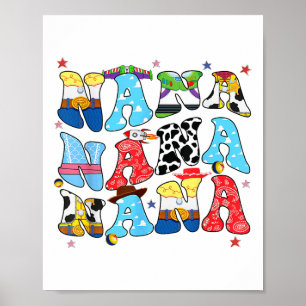 Toy Funny Nana Story Grandma Grandpa Mothers Day F Poster