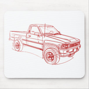 Toy Hilux gen4 1984+ Mouse Mat