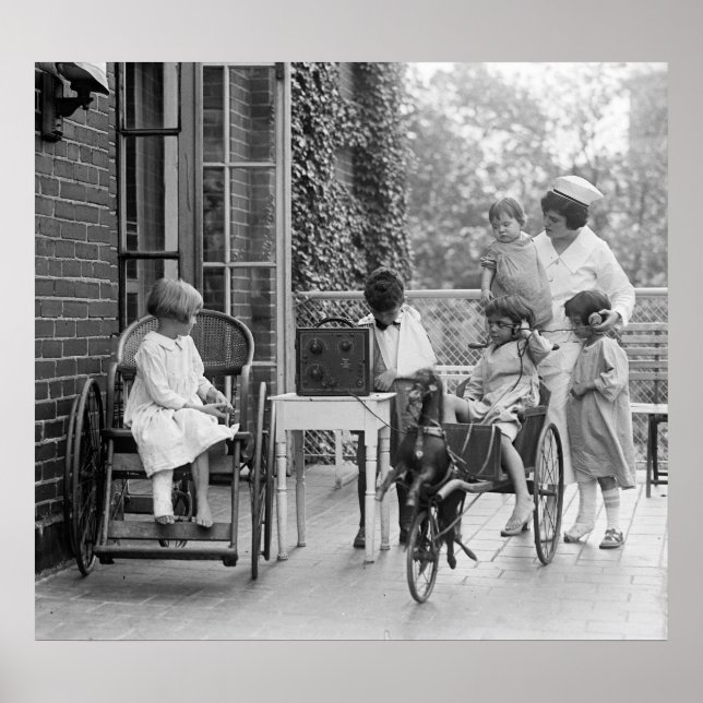 Toy Horse Drawn Wagon, 1920s Poster (Front)