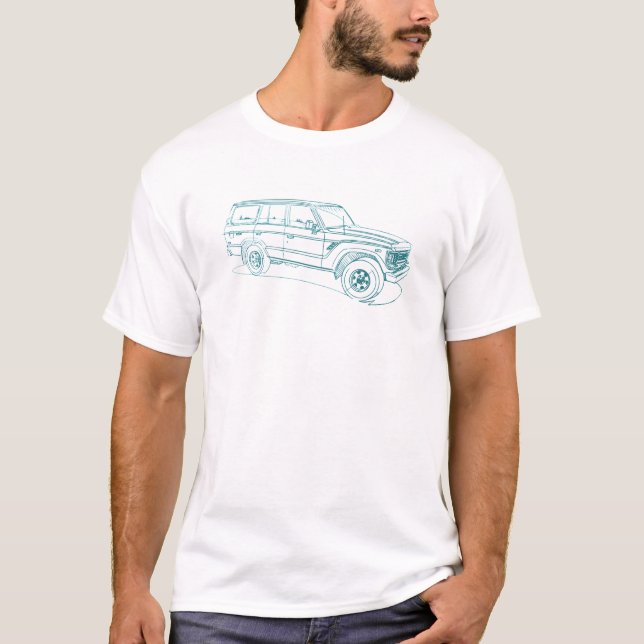 Toy LandCruiser FJ60 1980-90 T-Shirt (Front)
