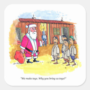 Toy Maker large square stickers