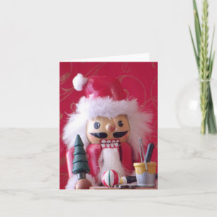 Toy Maker Nutcracker Photo Folded Note Card