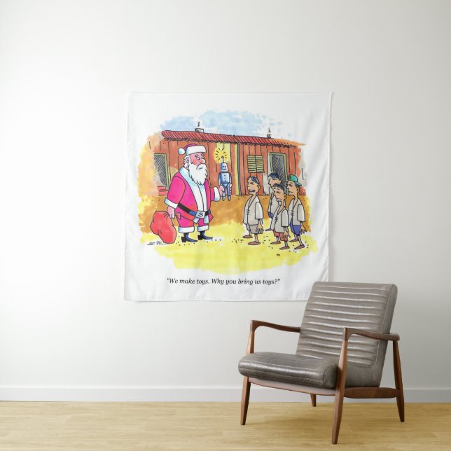 Toy Makers tapestry (In Situ)