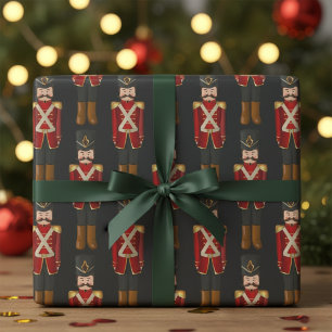 Toy Nutcracker Soldier Wrapping Paper