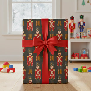Toy Nutcracker Soldier Wrapping Paper