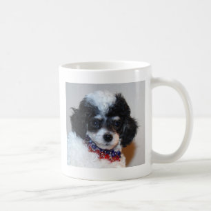 Toy Parti Poodle Puppy face Coffee Mug