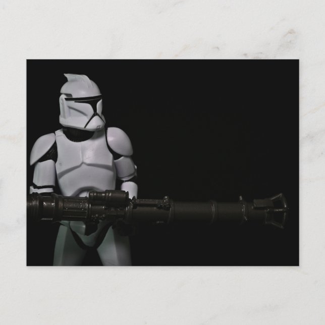 Toy Photography Action Figure Holiday Postcard (Front)