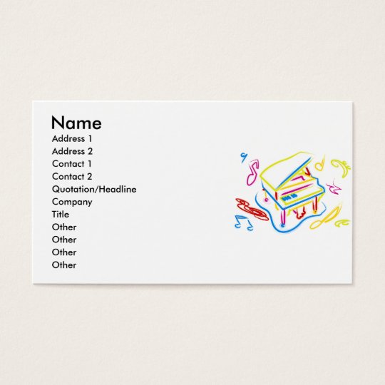 Toy_Piano Business Card