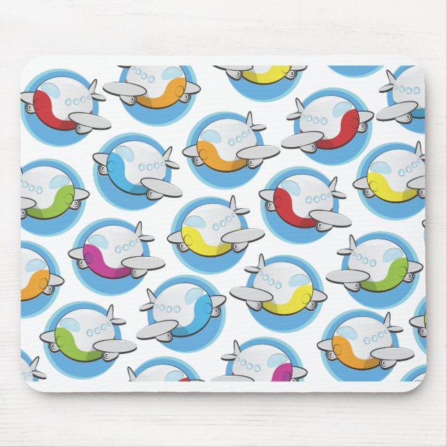 Toy Planes Mouse Mat (Front)