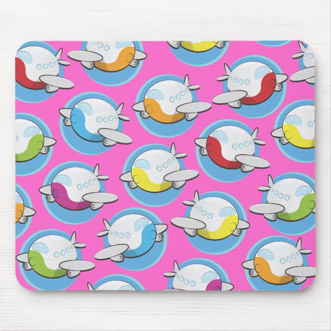 Toy Planes Mouse Mat (Front)