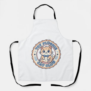 Toy Plushie Cat Cute Cat T-Shirt Design - Toy Plus Apron