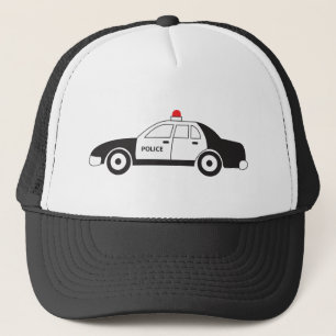 Toy Police Car Design Trucker Hat
