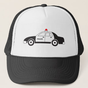Toy Police Car Design Trucker Hat