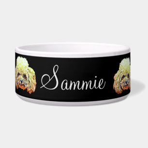 Toy Poodle dog bowl