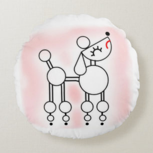 Toy Poodle Gifts, Poodle Novelty Throw Pillow