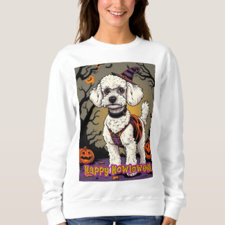 Toy Poodle Happy Howloween Sweatshirt