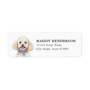 Toy Poodle Return Address Labels