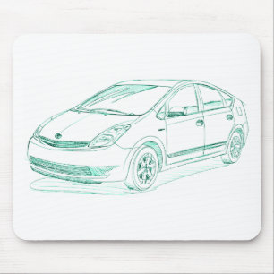 Toy Prius 1st gen Mouse Mat