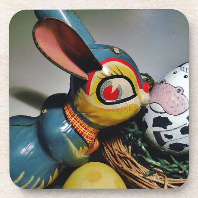Toy Rabbit and  cow egg Coaster (Front)