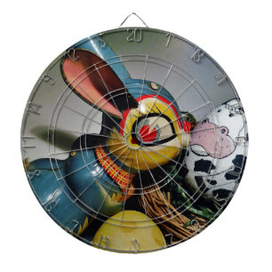 Toy Rabbit and  cow egg Dartboard