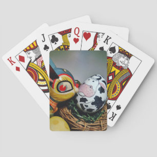 Toy Rabbit and  cow egg Playing Cards
