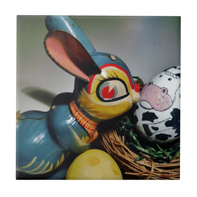 Toy Rabbit and  cow egg Tile (Front)