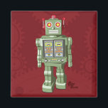 Toy Robot Magnet<br><div class="desc">Warning! Warning! Awesome robot magnet approaching!</div>