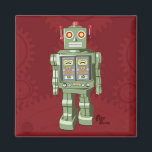 Toy Robot Magnet<br><div class="desc">Warning! Warning! Awesome robot magnet approaching!</div>