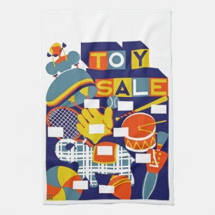 Toy Sale Tea Towel