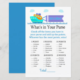 Toy Ship What's in your purse game