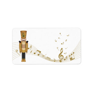 Toy Soldier Christmas Blank Address Labels