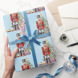 Toy Soldier Christmas Tree Wrapping Paper
