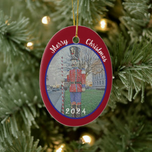 TOY SOLDIER / NUTCRACKER  FIGURE CERAMIC TREE DECORATION