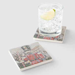 TOY SOLDIER / NUTCRACKER PHOTOG. WITH DIGITAL EFFE STONE COASTER