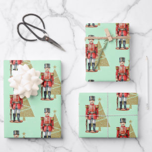 Toy Soldier pattern Wrapping Paper Sheet