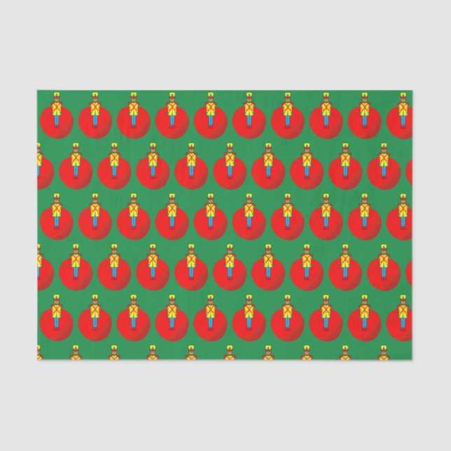 Toy Soldier  Tissue Paper (Front)