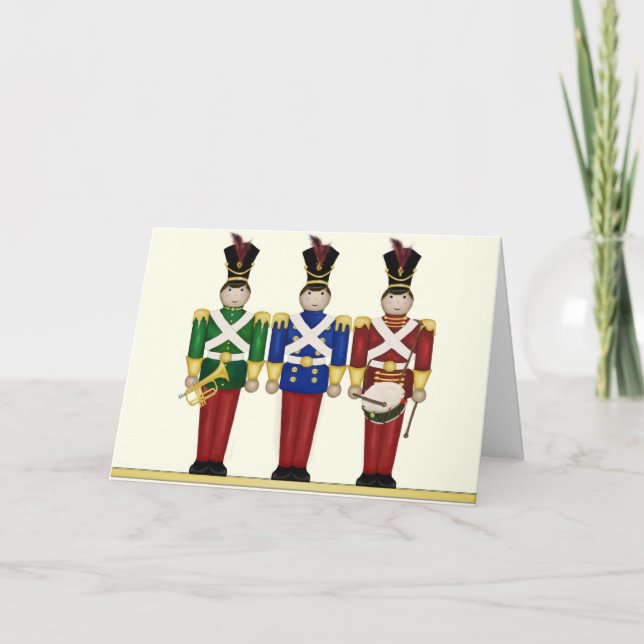 Toy Soldiers Christmas Card (Front)