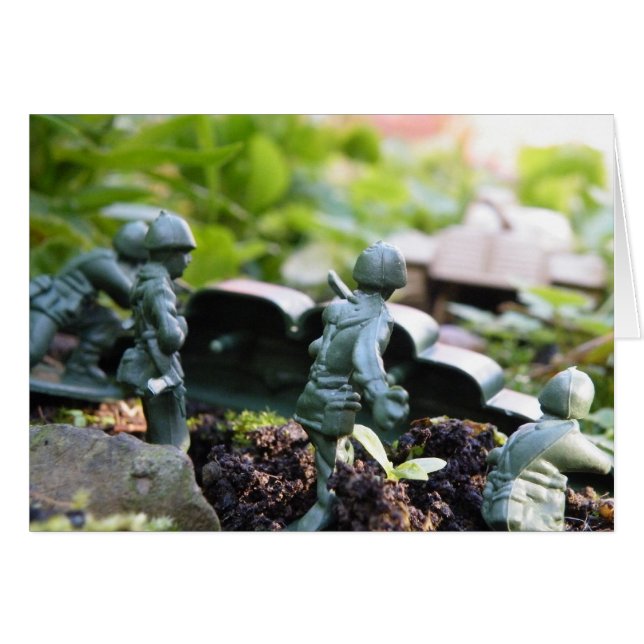 toy soldiers take on tank (Front Horizontal)