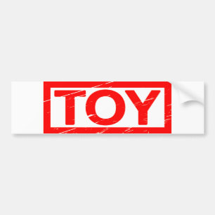 Toy Stamp Bumper Sticker